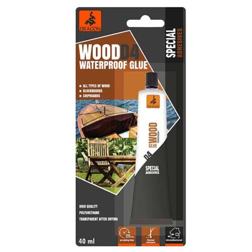 DRAGON Лепило за дрво D4 водоотпорен 40 ml