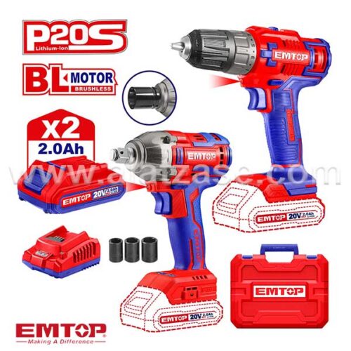 EMTOP ECKL20072 Акумулаторски сет