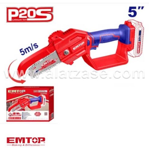 EMTOP ELGA2058 Акумулаторска Градинарска Пила (Само уред)