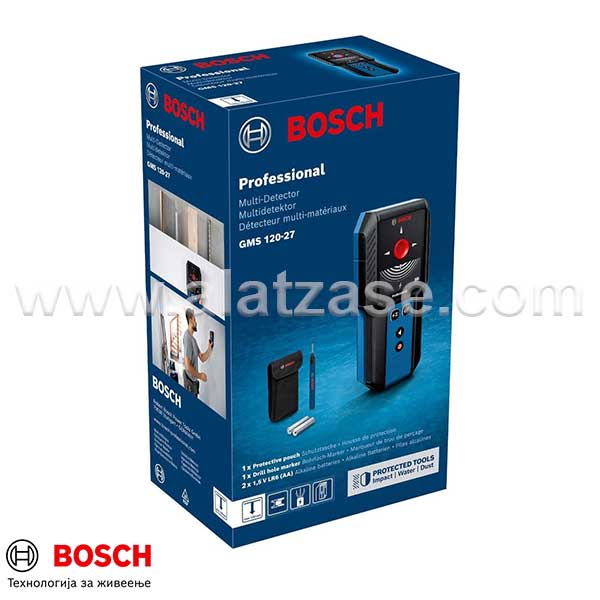 BOSCH GMS 120-27 Professional Детектор на Струја