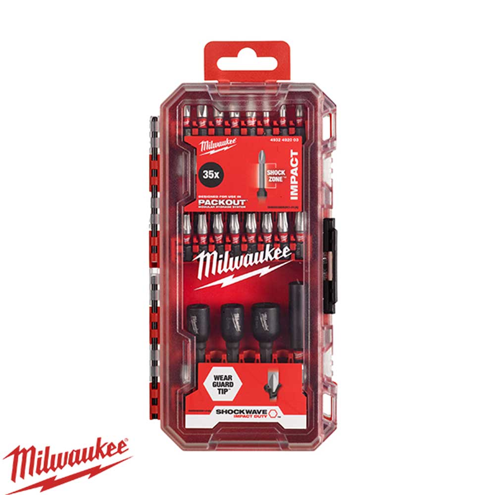 Milwaukee SHOCKWAVE™ Impact Duty™ Сет битови 35 парчиња