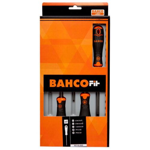 Сет од 5 шравцигери Bahco Fit B219.005