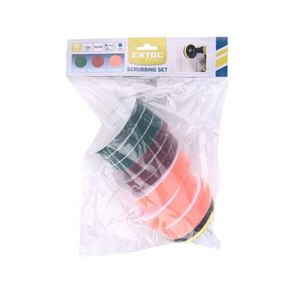 Сет 10 сунгери за полирање за на бормашина EXTOL CRAFT