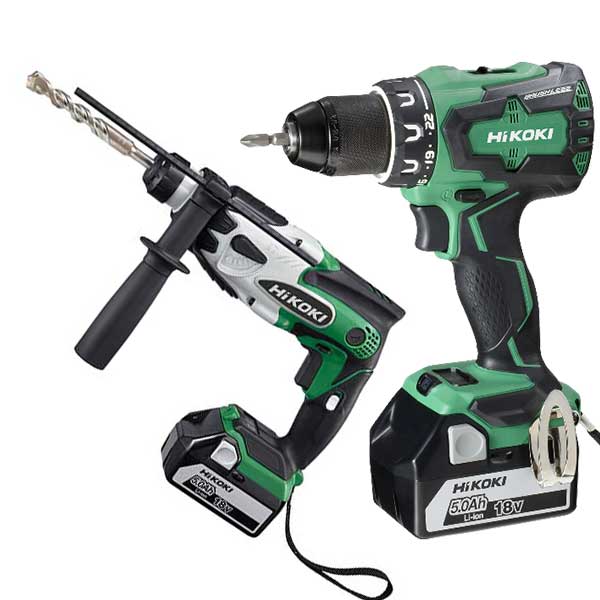 SET KC18DSB-DH (Акумулаторска дупчалка+BASIC SDS-Plus Торни)