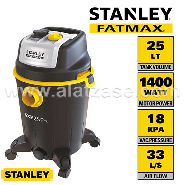 STANLEY SXFVC25PTDE Правосмукалка за суво и мокро 1200W 25L