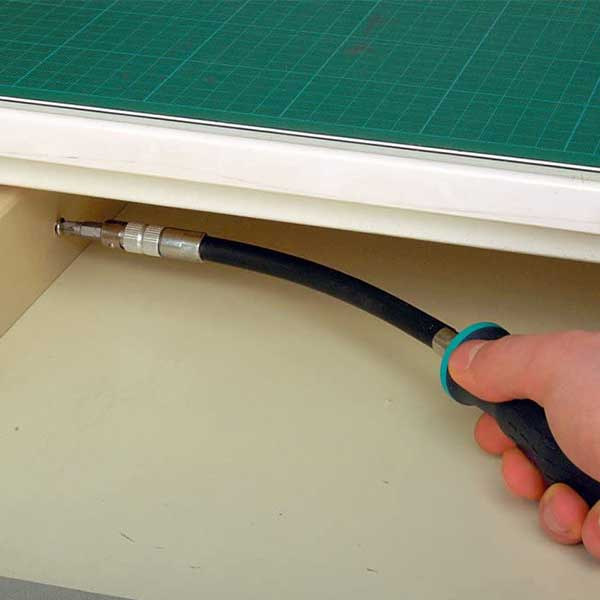 Рачен завртувач со флексибилно тело за изм. битови Wolfcraft 290mm