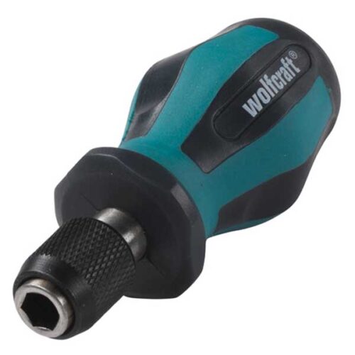 Рачен завртувач краток за изменливи влошки 1239000 Wolfcraft