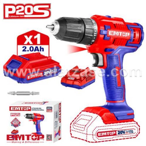 EMTOP ECDL6200118 Акумулаторска дупчалка-одвртувач