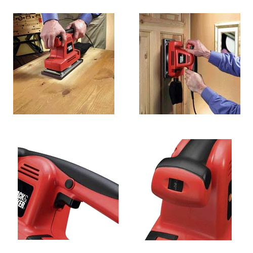 Вибрациона брусилка Black+Decker 310W KA274EKA