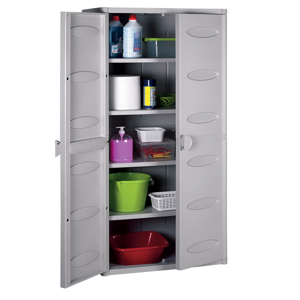 Шкафче за складирање ПВЦ бело 65Х45Х172H