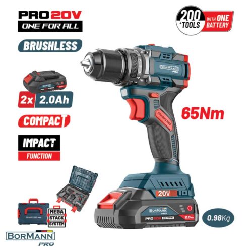 Bormann PRO BBP5401X22CA Батериска Ударна Дупчалка