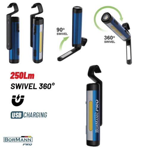 Bormann PRO BPR6023 90 - 250 lm LED Батериска Светилка