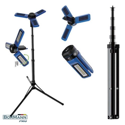Bormann PRO BPR6070 USB и Соларна LED Батериска Светилка