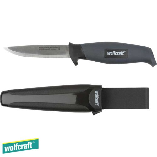 Wolfcraft Нож со назабено сечило 95mm во футрола