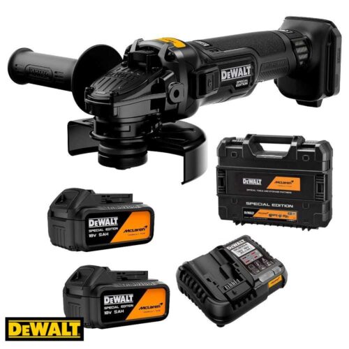 DeWalt DCG45MP2T McLaren F1 Special Edition Аголна брусилка 125mm 2x5Ah