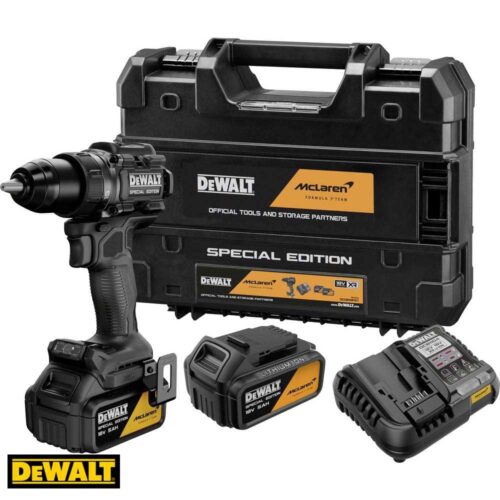 DeWalt DCD81MP2T-QW McLaren F1 Special Edition дупчалка/одвртувач 2x5Ah 90Nm