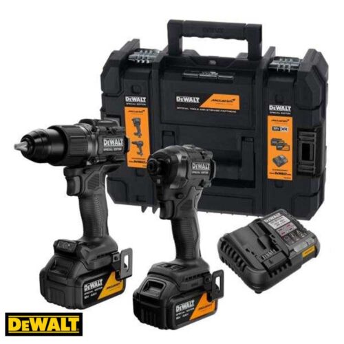 DeWalt DCK2222MP2T McLaren F1 Special Edition Сет Батерискa ударна дупчалка + ударна штрафилица 2x5Ah