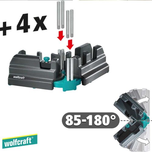 Wolfcraft Шаблон за сечење под агол 85-180°