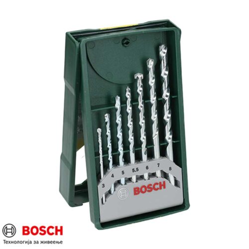 BOSCH 2607019581 сет од 7 бургии за бетон 3-8мм