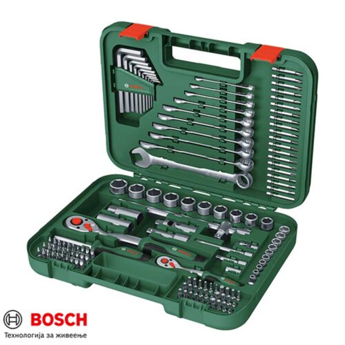 BOSCH 1600A02Z9B Гарнитура алат 132 парчиња