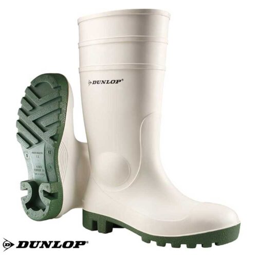 DUNLOP Pricemastor Бели ПВЦ Гумени Чизми