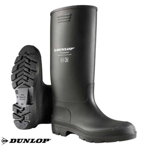 DUNLOP Pricemastor црни ПВЦ Гумени Чизми