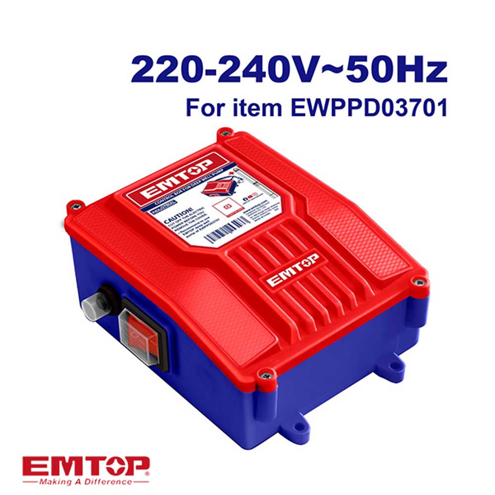 EMTOP EWSBD03701 Контролна Кутија за Длабинска Пумпа 370W (1.2HP)