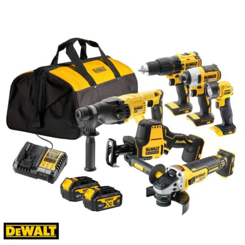 DeWalt DCK607M2 18V XR Комбиниран Сет од 6 Алати во Торба