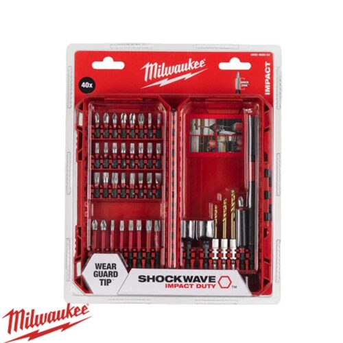 Milwaukee SHOCKWAVE™ Impact-Duty™ Сет битови 40 парчиња