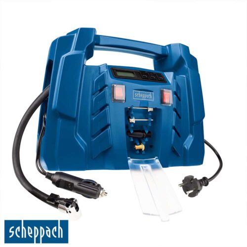 Scheppach Air Force 5 Дигитален Компресор 150W 12V-230V до 8 Bar
