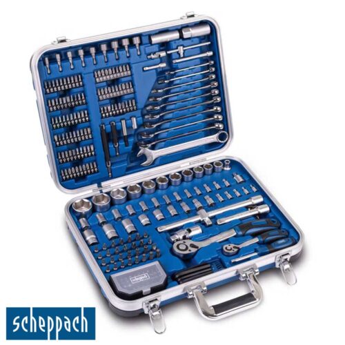 Scheppach TB235 Мастер Сет од 233 Алати во ABS Куфер